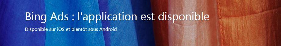 Application Bing