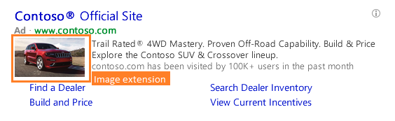 Image extension bing