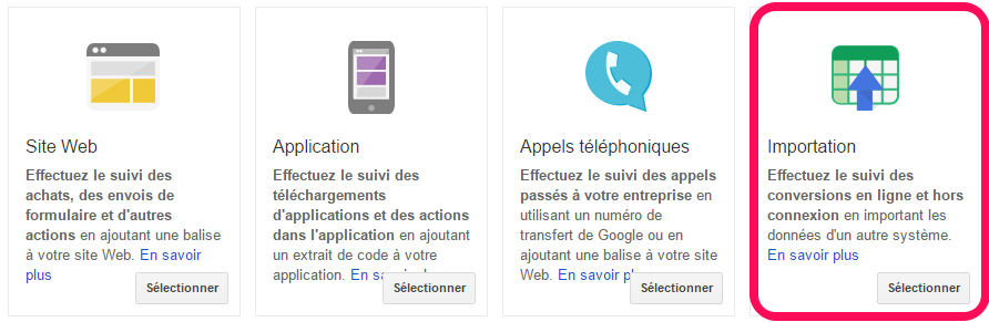 Importation conversions hors ligne