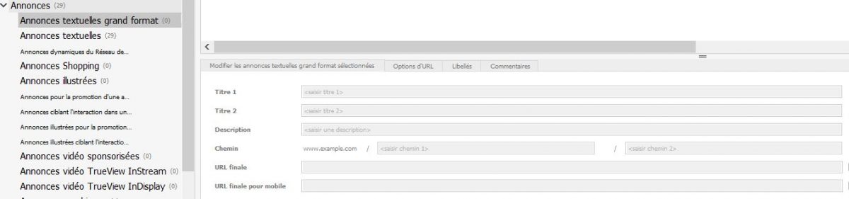 Capture editor annonces eta