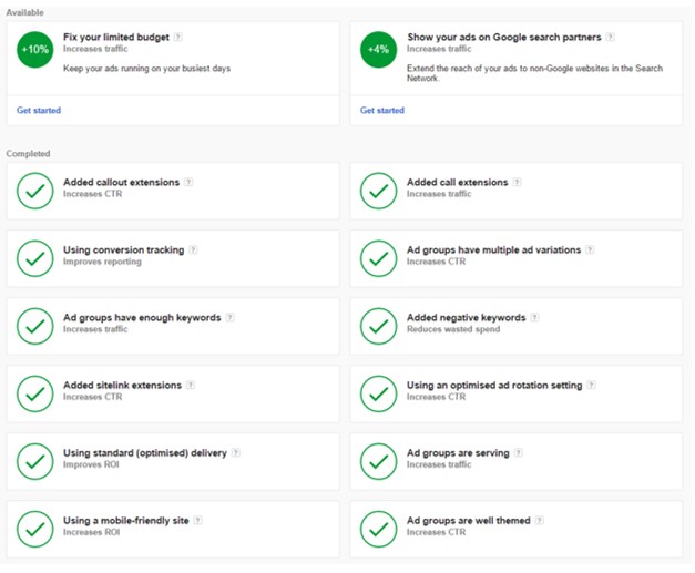 AdWords-Health-Score