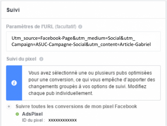 tracking utm facebook social