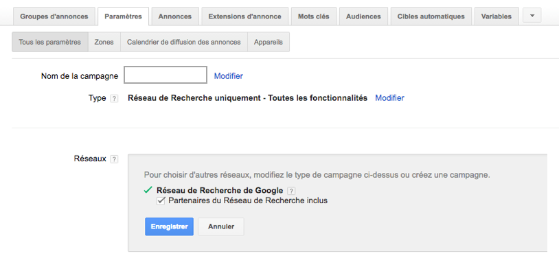 réseau de recherche