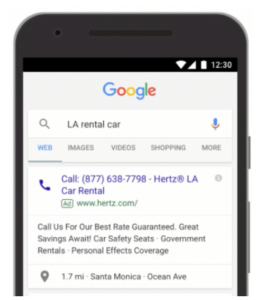 extension d'annonce appel uniquement