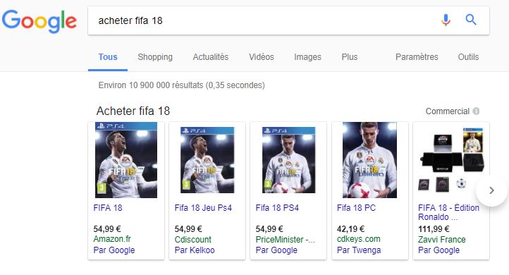 google shopping