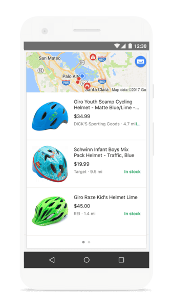 Inventaire Local Mobile Google Assistant