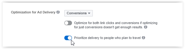 Trip conversion on facebook 