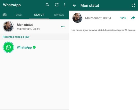 whatsapp statut