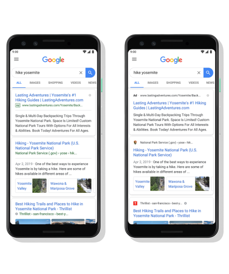 ad et résultat google search