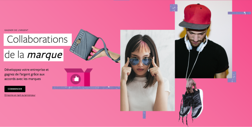 Instagram collaborations de la marque