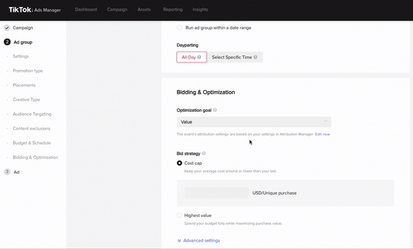 Attribution Manager TikTok
