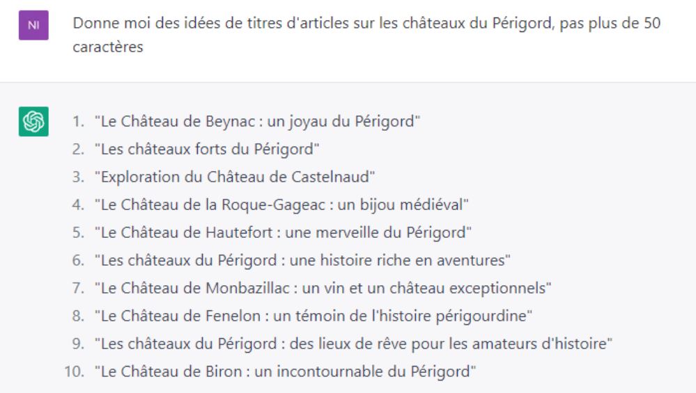 idée de titre d'article