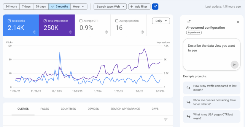 Search Console : Vers une automatisation de la configuration technique